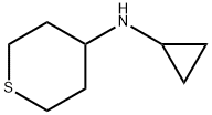 2H-Thiopyran-4-amine, N-cyclopropyltetrahydro- Structure