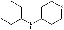 2H-Thiopyran-4-amine, N-(1-ethylpropyl)tetrahydro- Structure