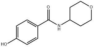 4-hydroxy-N-(oxan-4-yl)benzamide 구조식 이미지