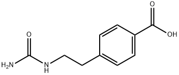 4-[2-(carbamoylamino)ethyl]benzoic acid Structure