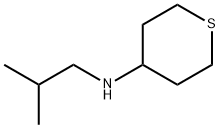 2H-Thiopyran-4-amine, tetrahydro-N-(2-methylpropyl)- Structure