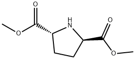 2,5-Pyrrolidinedicarboxylic acid, 2,5-dimethyl ester, (2R,5R)- Structure