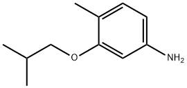 Benzenamine, 4-methyl-3-(2-methylpropoxy)- Structure