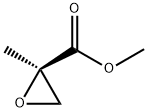 2-Oxiranecarboxylic acid, 2-methyl-, methyl ester, (2R)- Structure