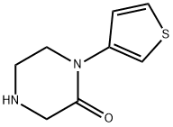 1-(3-Thienyl)-2-piperazinone Structure