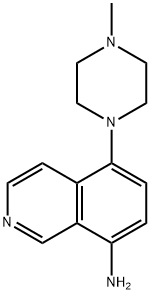 5-(4-Methylpiperazin-1-yl)isoquinolin-8-amine 구조식 이미지