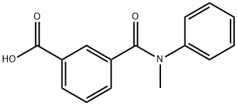 3-[methyl(phenyl)carbamoyl]benzoic acid Structure