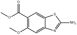 Methyl 2-Amino-5-methoxybenzothiazole-6-carboxylate Structure