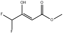 2-Butenoic acid, 4,4-difluoro-3-hydroxy-, methyl ester, (Z)- (9CI) Structure