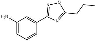 Benzenamine, 3-(5-propyl-1,2,4-oxadiazol-3-yl)- Structure