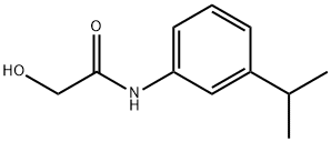 2-hydroxy-N-[3-(propan-2-yl)phenyl]acetamide Structure