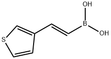 Boronic acid, B-[(1E)-2-(3-thienyl)ethenyl]- 구조식 이미지