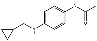 Acetamide, N-[4-[(cyclopropylmethyl)amino]phenyl]- 구조식 이미지