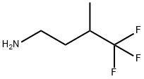 1-Butanamine, 4,4,4-trifluoro-3-methyl- Structure