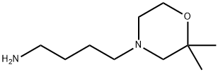 4-Morpholinebutanamine, 2,2-dimethyl Structure