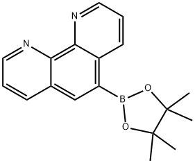 1,10-Phenanthroline, 5-(4,4,5,5-tetramethyl-1,3,2-dioxaborolan-2-yl)- Structure