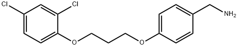 1-{4-[3-(2,4-dichlorophenoxy)propoxy]phenyl}methanamine Structure