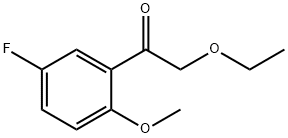 2-Ethoxy-1-(5-fluoro-2-methoxyphenyl)ethan-1-one 구조식 이미지