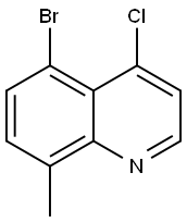 Quinoline, 5-bromo-4-chloro-8-methyl- Structure