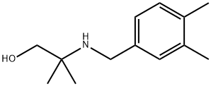 1-Propanol, 2-[[(3,4-dimethylphenyl)methyl]amino]-2-methyl- Structure