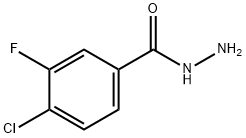 4-chloro-3-fluorobenzohydrazide Structure