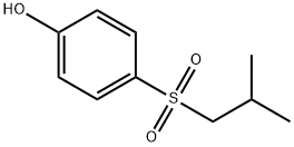 Phenol, 4-[(2-methylpropyl)sulfonyl]- Structure