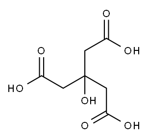 Pentanedioic acid, 3-(carboxymethyl)-3-hydroxy- Structure