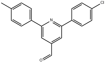 JR-9169, 2-(4-Chlorophenyl)-6-p-tolylpyridine-4-carbaldehyde, 97% Structure