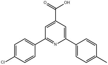 JR-9102, 2-(4-Chlorophenyl)-6-p-tolylpyridine-4-carboxylic acid, 97% 구조식 이미지