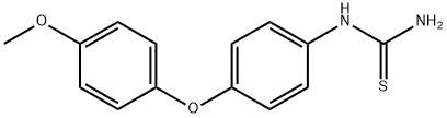 Thiourea, N-[4-(4-methoxyphenoxy)phenyl]- Structure