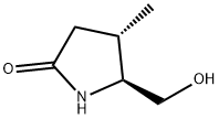 (4S,5S)-5-Hydroxymethyl-4-methyl-pyrrolidin-2-one Structure