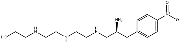 Ethanol, 2-[[2-[[2-[[2-amino-3-(4-nitrophenyl)propyl]amino]ethyl]amino]ethyl]amino]-, (S)- (9CI) Structure
