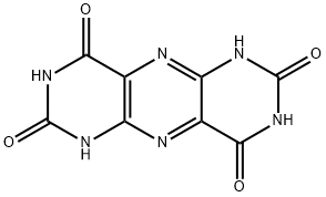 Pyrimido[4,5-g]pteridine-2,4,7,9(3H,8H)-tetrone, 1,6-dihydro- Structure