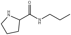 2-Pyrrolidinecarboxamide, N-propyl- Structure