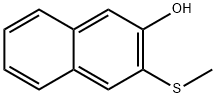 3-(methylthio)-2-naphthalenol Structure