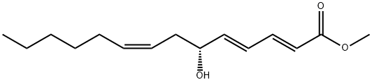 2,4,8-Tetradecatrienoic acid, 6-hydroxy-, methyl ester, [R-(E,E,Z)]- (9CI) Structure