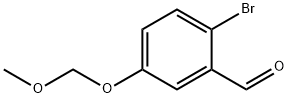 2-Bromo-5-methoxymethoxy-benzaldehyde Structure