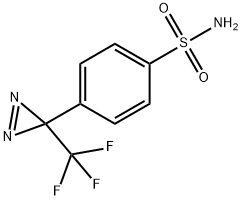 4-[3-(trifluoromethyl)-3H-diazirin-3-yl]benzene-1-sulfonamide Structure