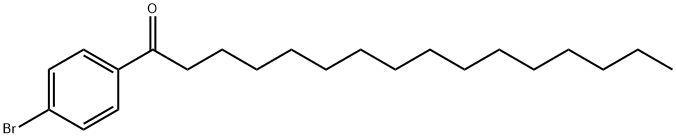 1-Hexadecanone, 1-(4-bromophenyl)- Structure