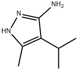 1H-Pyrazol-3-amine, 5-methyl-4-(1-methylethyl)- Structure