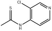 Ethanethioamide, N-(3-chloro-4-pyridinyl)- 구조식 이미지