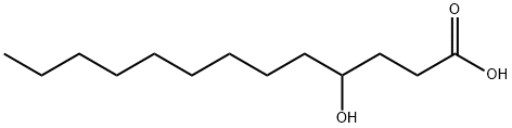 Tridecanoic acid, 4-hydroxy- Structure