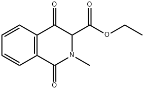 3-Isoquinolinecarboxylic acid, 1,2-dihydro-4-hydroxy-2-methyl-1-oxo-, ethyl ester Structure