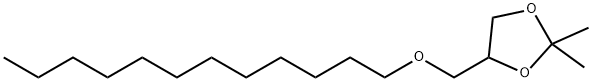 1,3-Dioxolane, 4-[(dodecyloxy)methyl]-2,2-dimethyl- Structure