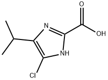 1H-Imidazole-2-carboxylic acid, 5-chloro-4-(1-methylethyl)- Structure