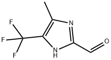 1H-Imidazole-2-carboxaldehyde, 4-methyl-5-(trifluoromethyl)- Structure