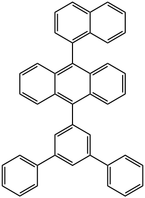 Anthracene, 9-(1-naphthalenyl)-10-[1,1':3',1''-terphenyl]-5'-yl- Structure