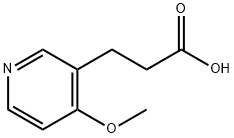 3-(4-Methoxy-pyridin-3-yl)-propionic acid 구조식 이미지