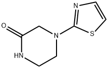 4-(2-Thiazolyl)-2-piperazinone Structure