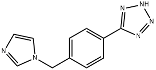 O-1G1-(tetrazo-5-yl)-4-(imidazol-1-ylmethyl)benzene Structure